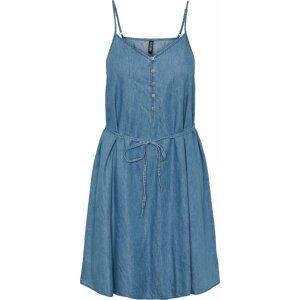 PIECES Letní šaty 'Kada' modrá džínovina