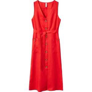 MANGO Letní šaty 'SAUSALIT' červená