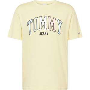 TOMMY HILFIGER Tričko modrá / žlutá / růžová / bílá