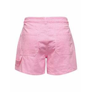 ONLY Kalhoty 'VOX' světle růžová / bílá