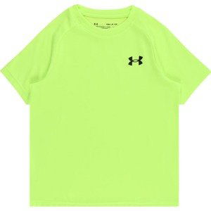 UNDER ARMOUR Funkční tričko limetková / černá