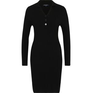 BONOBO Úpletové šaty černá