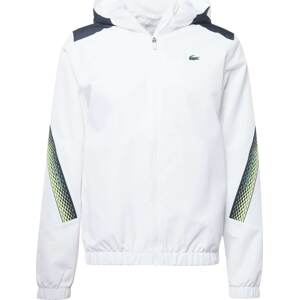 Lacoste Sport Sportovní bunda tmavě modrá / žlutá / zelená / offwhite