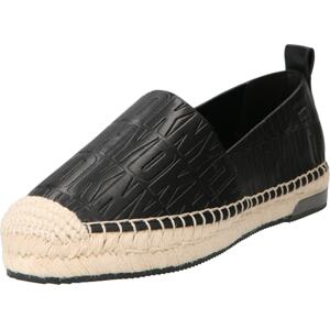 DKNY Espadrilky 'MAKALINA' béžová / černá