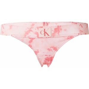 Calvin Klein Swimwear Spodní díl plavek pastelově růžová / tmavě růžová / světle červená