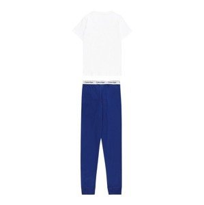 Calvin Klein Underwear Pyžamo královská modrá / černá / bílá