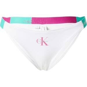 Calvin Klein Swimwear Spodní díl plavek 'CHEEKY' nefritová / pitaya / bílá