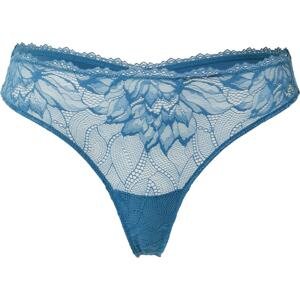 Calvin Klein Underwear Tanga chladná modrá