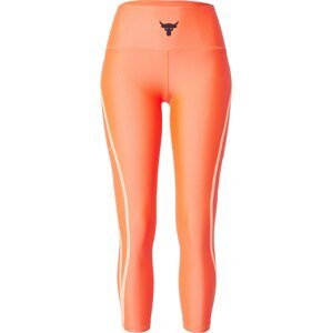 UNDER ARMOUR Sportovní kalhoty 'Rock' broskvová / oranžově červená / černá