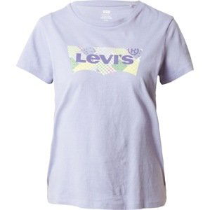 LEVI'S Tričko citronová / fialová / pink / bílá