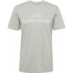 Kathmandu Funkční tričko šedá / bílá