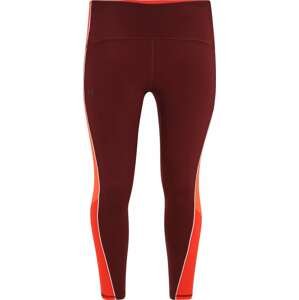 UNDER ARMOUR Sportovní kalhoty 'Rush' oranžová / červená / bordó / bílá
