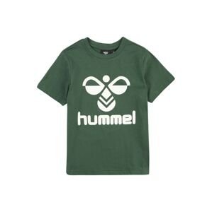 Hummel Funkční tričko 'TRES' jedle / bílá