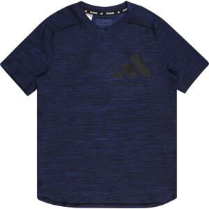ADIDAS SPORTSWEAR Funkční tričko 'HEATH' tmavě modrá / černá