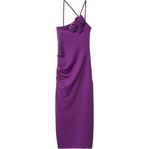 MANGO Koktejlové šaty 'Lindsay' fialová