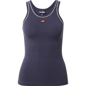 ELLESSE Top tmavě modrá / oranžová / bílá