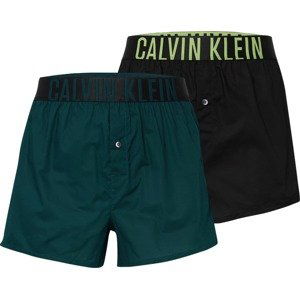 Calvin Klein Underwear Boxerky smaragdová / rákos / černá