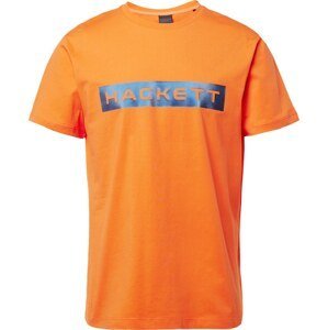 Hackett London Tričko modrá / oranžová