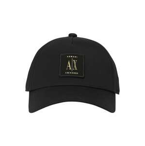 ARMANI EXCHANGE Kšiltovka 'CAPPELLO' zlatá / černá