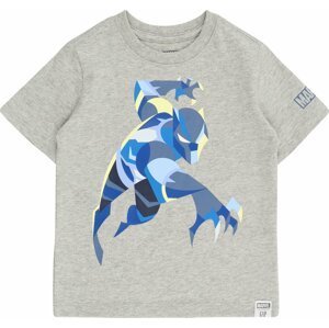 GAP Tričko 'SUPERHERO' tyrkysová / chladná modrá / šedý melír / bílá