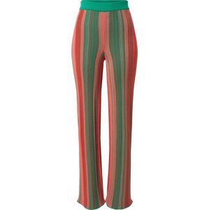 Guido Maria Kretschmer Collection Kalhoty 'Thea' zelená / červená
