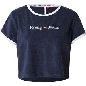 Tommy Jeans Tričko námořnická modř / červená / bílá