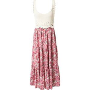 Hailys Letní šaty 'Koraly' opálová / pink / malinová / bílá