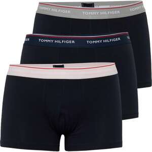 TOMMY HILFIGER Boxerky noční modrá / šedá / růžová / bílá