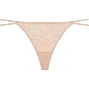 Calvin Klein Underwear Tanga tělová / pink