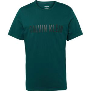 Calvin Klein Underwear Tričko tmavě zelená / černá