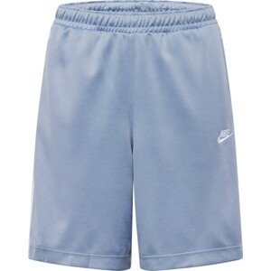 Nike Sportswear Kalhoty chladná modrá / bílá