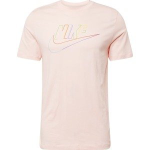 Nike Sportswear Tričko světlemodrá / zelená / fialová / růžová