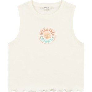 GARCIA Top světlemodrá / oranžová / offwhite