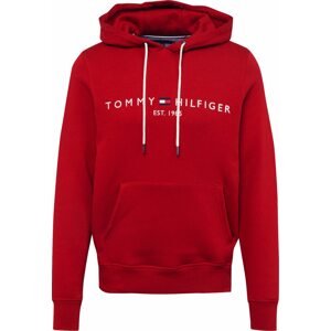 TOMMY HILFIGER Mikina námořnická modř / krvavě červená / bílá