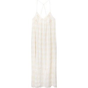 Pull&Bear Letní šaty písková / bílá