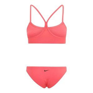 Nike Swim Sportovní bikiny korálová / černá