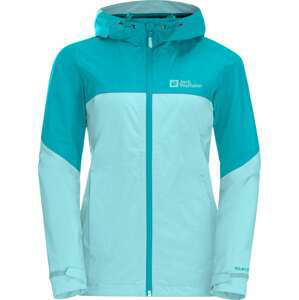 JACK WOLFSKIN Sportovní bunda aqua modrá / azurová modrá