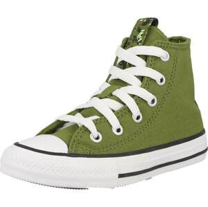 CONVERSE Tenisky 'CHUCK TAYLOR ALL STAR' zelená / černá / bílá