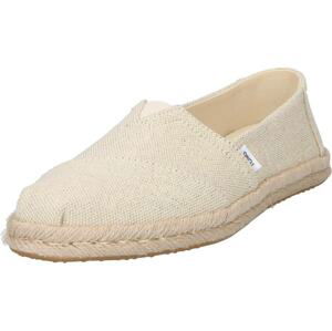 TOMS Espadrilky 'ALPARGATA' béžová / zlatá