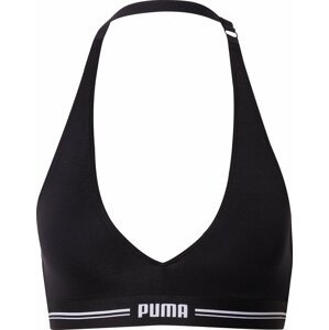 PUMA Podprsenka černá / bílá