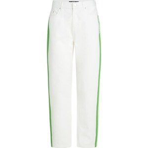 Karl Lagerfeld Džíny zelená / bílá džínovina