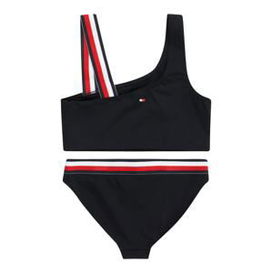 TOMMY HILFIGER Bikiny námořnická modř / červená / bílá