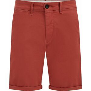 WE Fashion Chino kalhoty rezavě červená