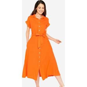LolaLiza Košilové šaty oranžová