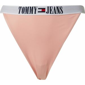 Tommy Jeans Spodní díl plavek modrá / marine modrá / růžová / bílá