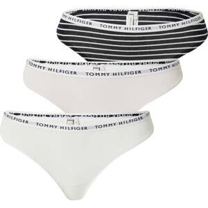 Tommy Hilfiger Underwear Tanga námořnická modř / pastelově růžová / bílá