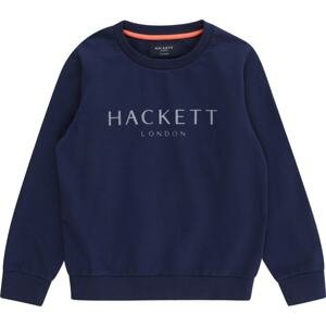 Hackett London Mikina námořnická modř / bílá