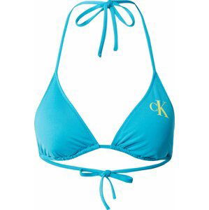 Calvin Klein Swimwear Horní díl plavek tyrkysová / žlutá