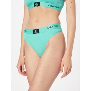 Calvin Klein Underwear Tanga mátová / černá