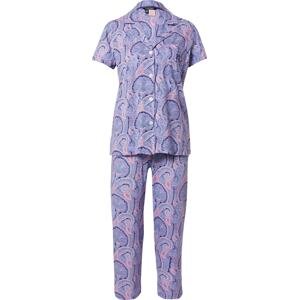 Lauren Ralph Lauren Pyžamo indigo / opálová / pink / bílá